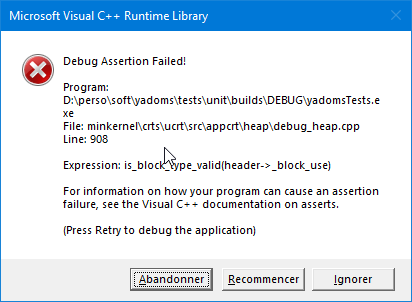Debug Assertion fail · Issue #3161 · pocoproject/poco · GitHub