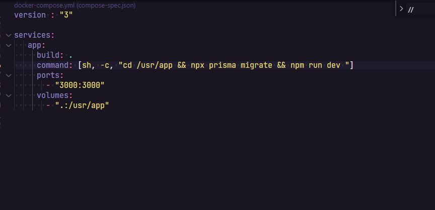 Error when generating a container on docker with prisma, incorrectly ...