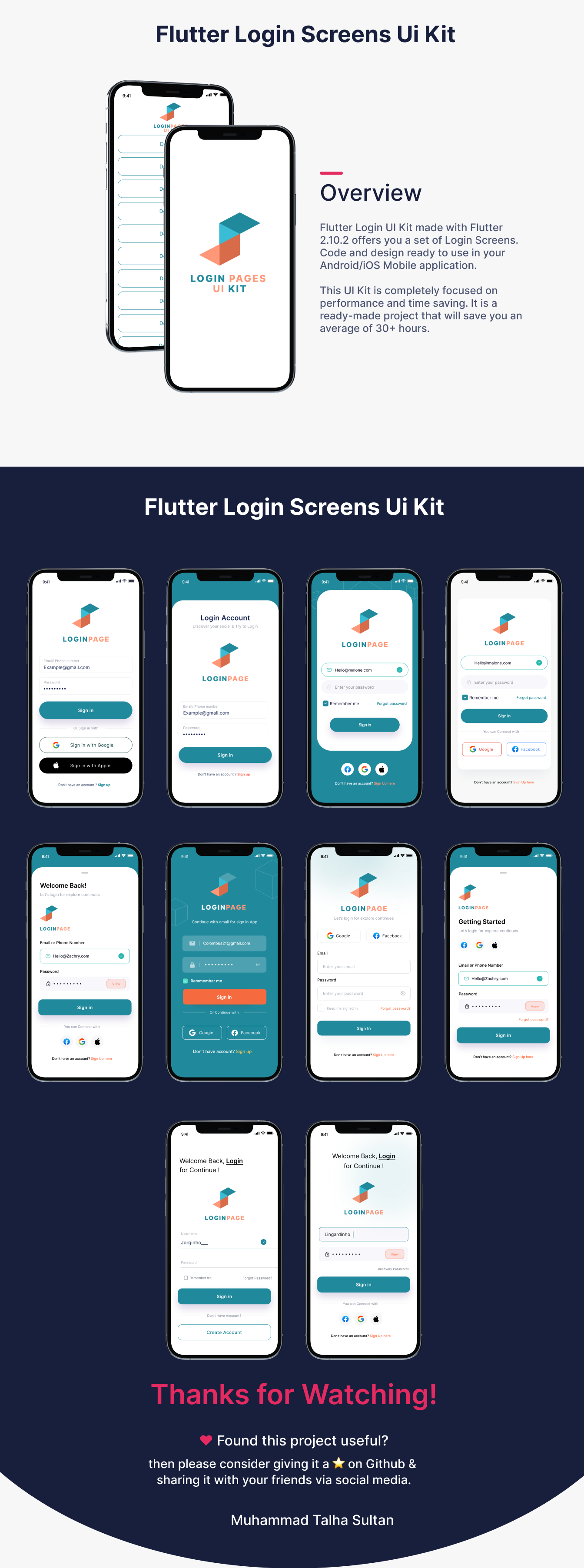 Flutter login ui kit A Dart Repository From Muhammadtalhasultan Flutter login ui kit A Dart Repository From Muhammadtalhasultan