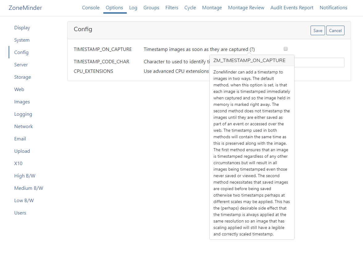 React · Issue 2893 · ZoneMinder/zoneminder · GitHub