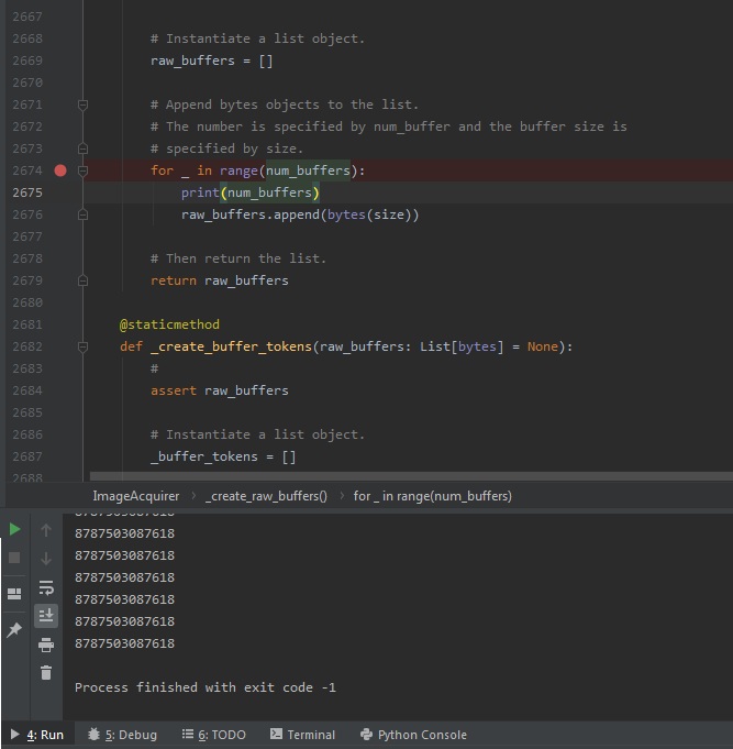 ia.start_acquisition() is an infinite loop · Issue #158 · genicam ...