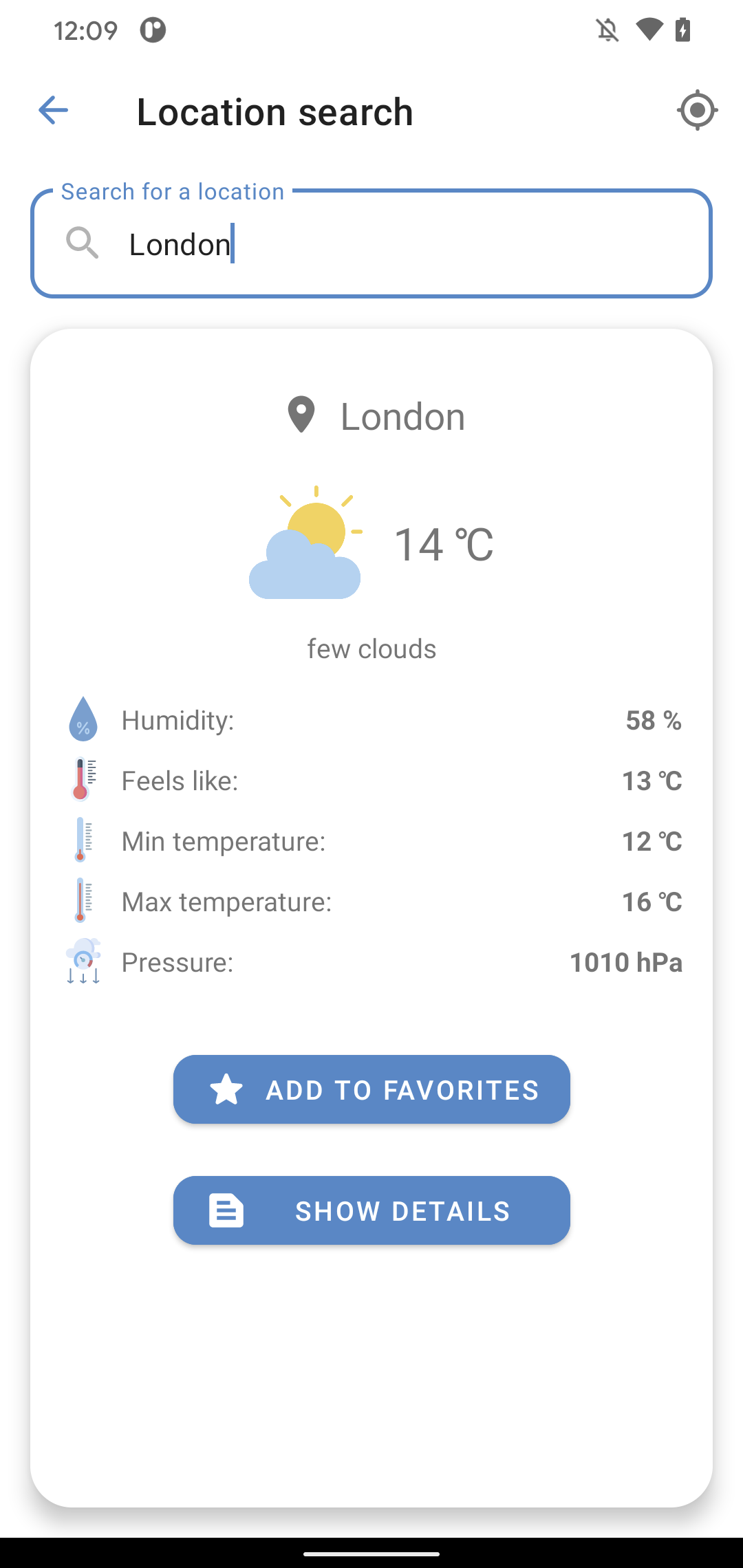 GitHub - CsiszerTamas/WeatherAppPublic: Weather Application for Android