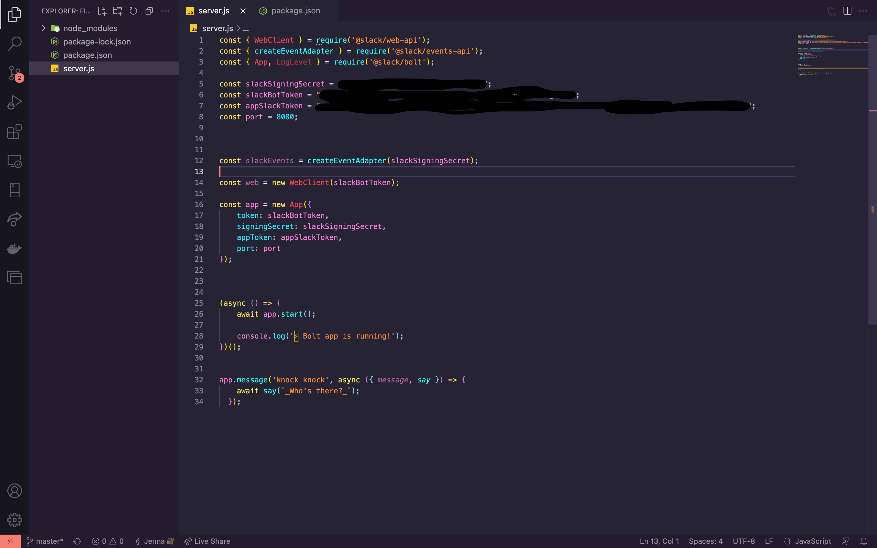 Unable to receive message events · Issue #1252 · slackapi/bolt-js · GitHub