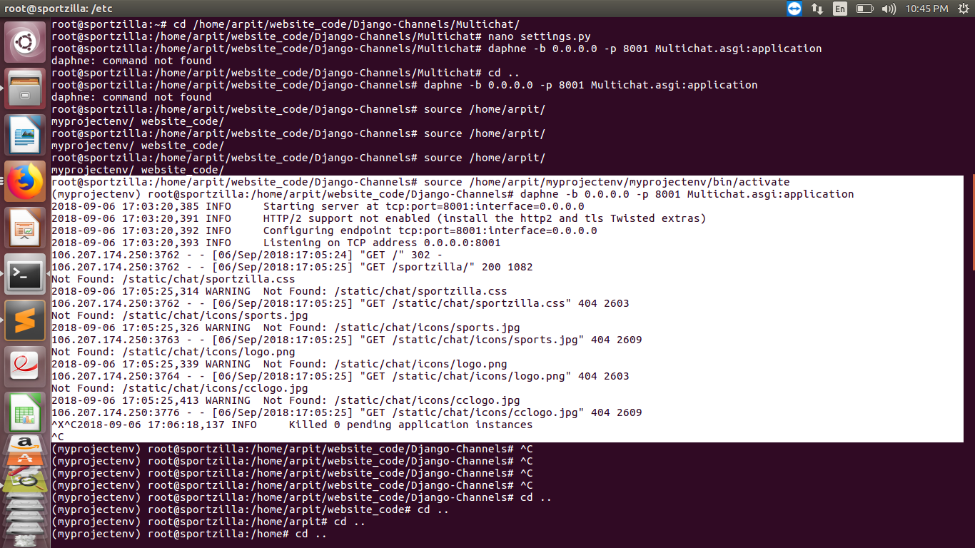 Problem in Hosting · Issue #1147 · django/channels · GitHub