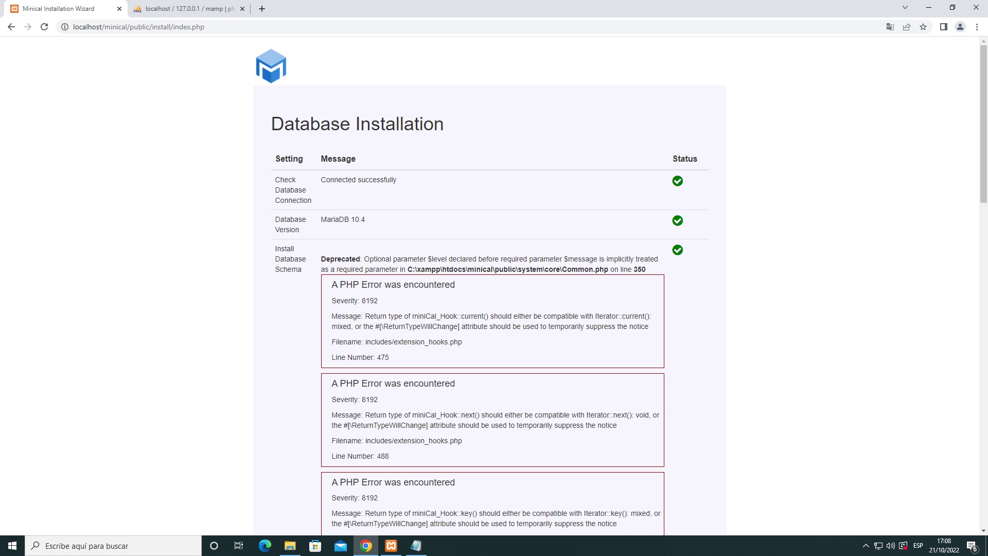install problem · Issue #251 · minical/minical · GitHub