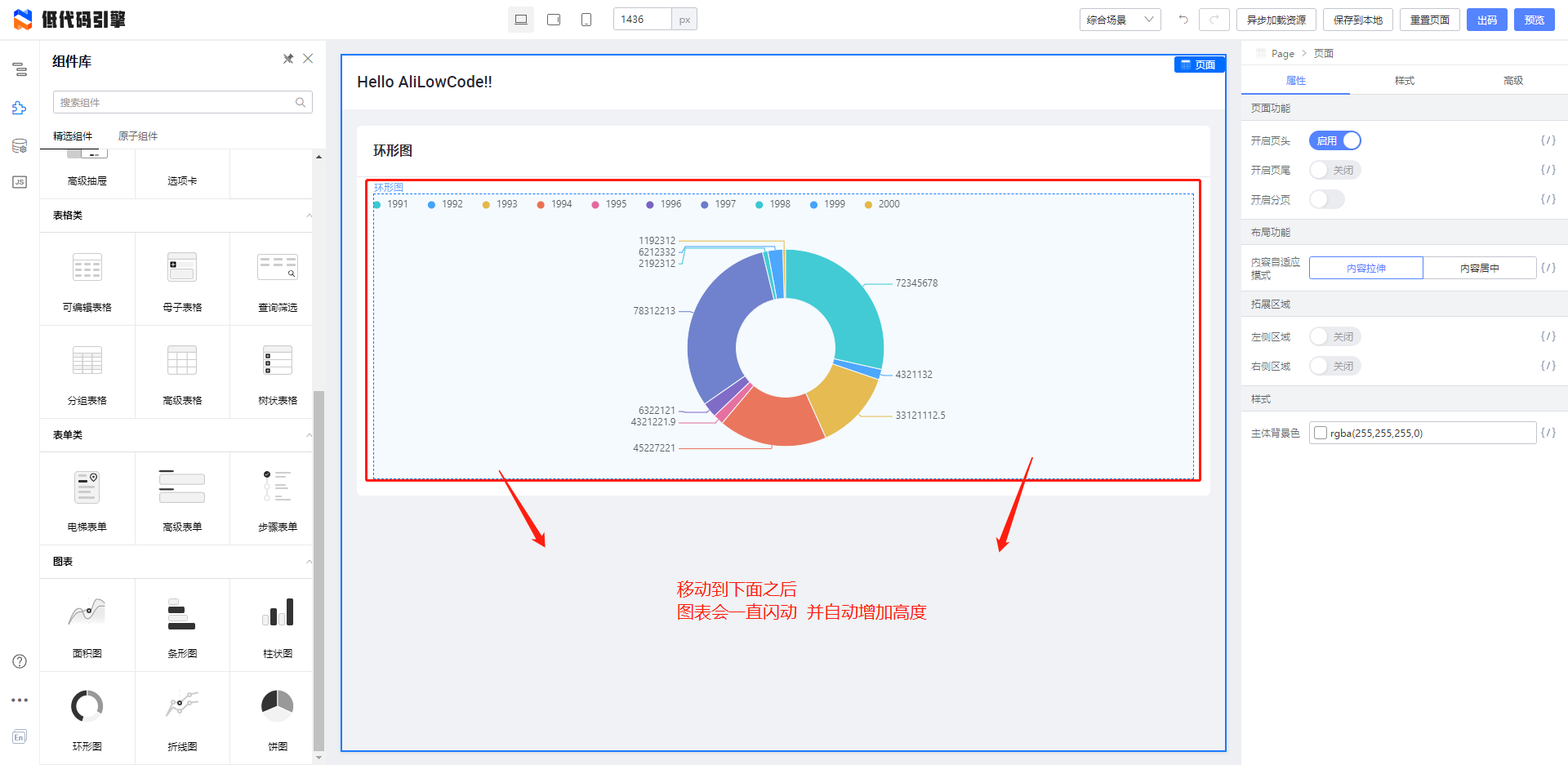 BUG：demo 示列中图表切换根容器后无限刷新 · Issue #197 · alibaba/lowcode-engine · GitHub