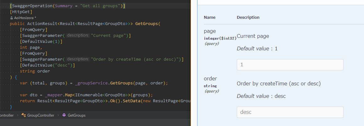 DefaultValue in Nest class couldn't work and SwaggerParameter on ...
