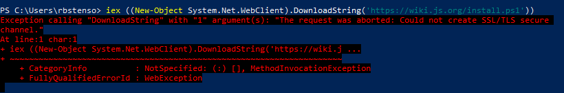 Installation fails on windows10 · Issue #579 · requarks/wiki · GitHub