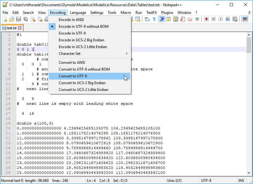 Text file format of external input data sets · Issue 2404 · modelica/ModelicaStandardLibrary