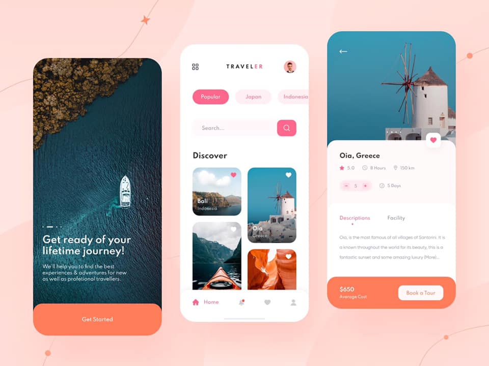 GitHub - dev-great/Traveller: a tour mobile app UI
