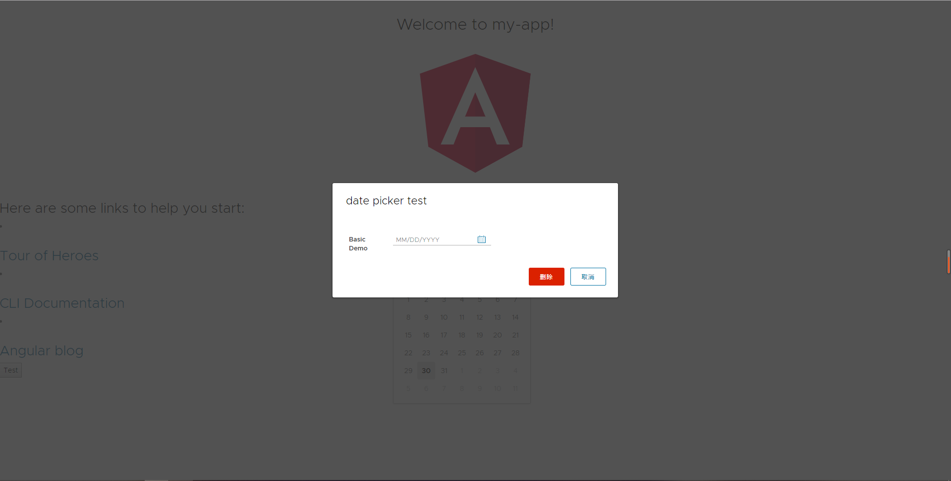 display problem of date picker · Issue #36321 · angular/angular · GitHub