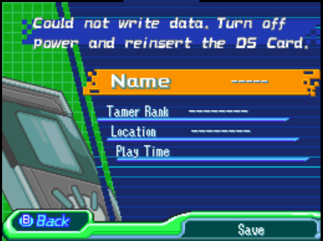 Ingame saving for Digimon World DS not working · Issue 744 · melonDS