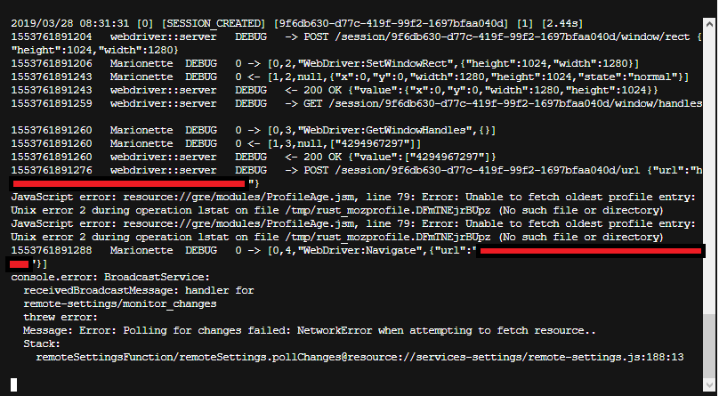 Firefox throwing errors with JSON input · Issue #713 · aerokube ...