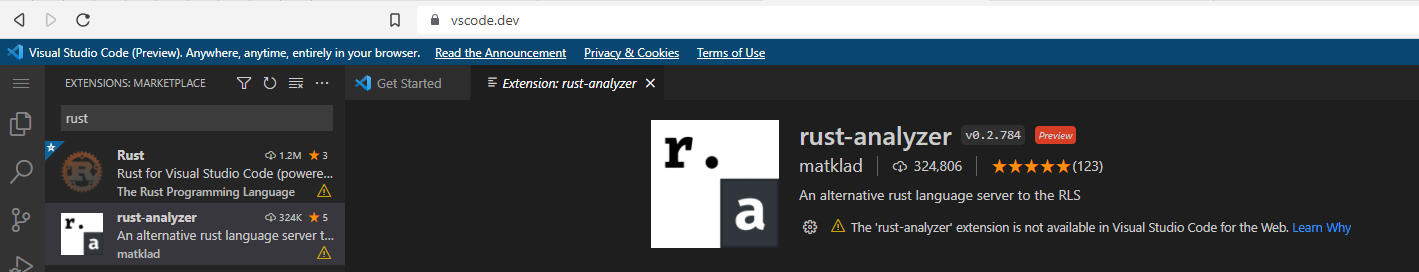 Add support for the web: Web Extensions · Issue #10612 · rust-lang/rust ...