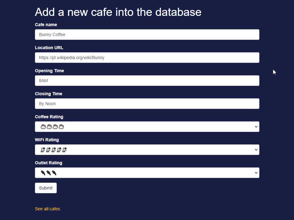 GitHub - HKubinhetz/CoffeeAndWifi: A Project that rates Coffees and ...