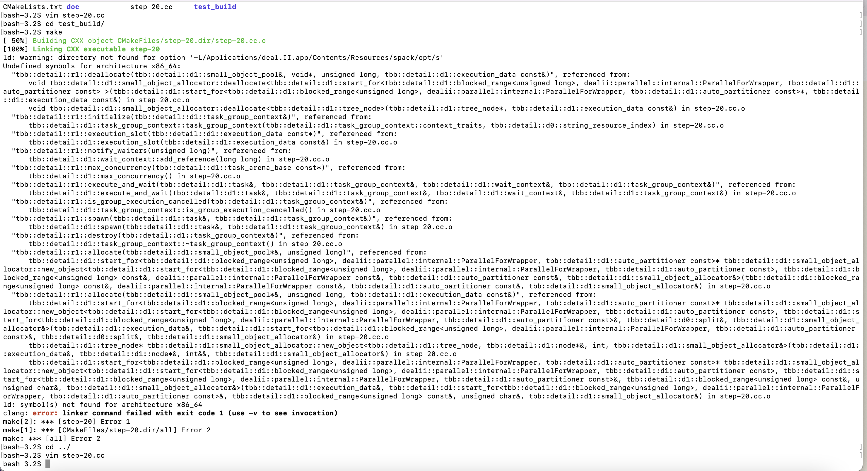Linker problem when compiling step-20 · Issue #13193 · dealii/dealii ...