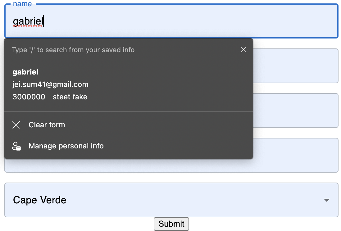 [Select] Doesn't reset value after clicking Clear form by using