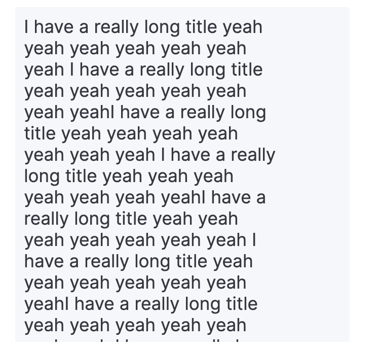 Handle long titles in a better way 搜索推荐 开源软件问题中文版 编程技术网 手机版