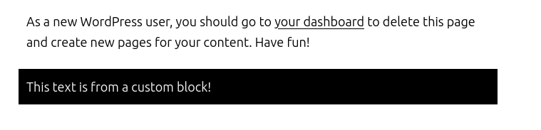 Content Feedback - Introduction to Block Development Tutorial - bug in ...