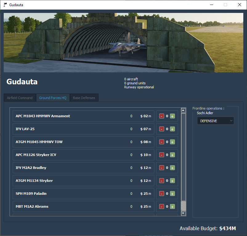 Ground forces HQ screenshot