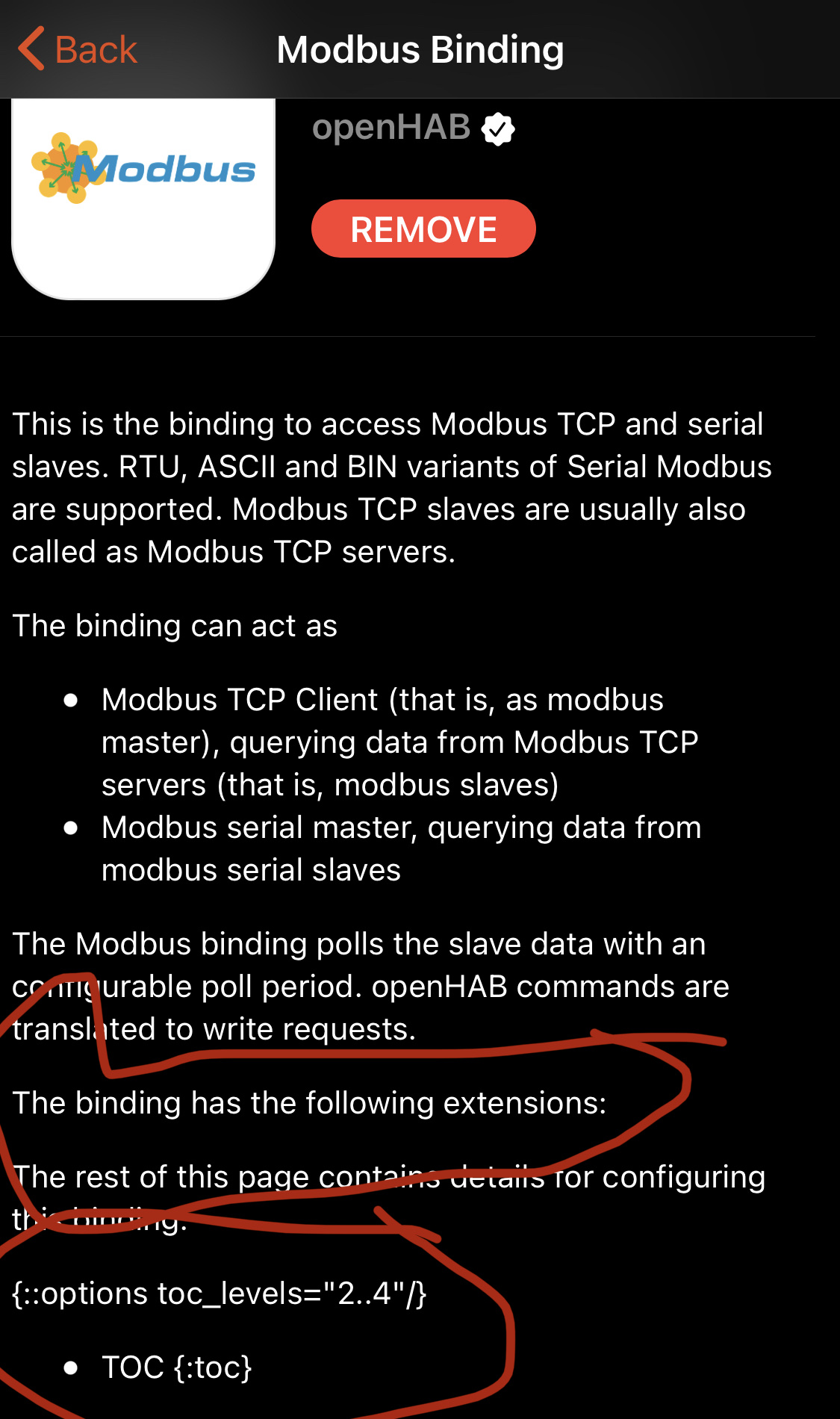 Marketplace addon documentation render issues · Issue #1251 · openhab ...