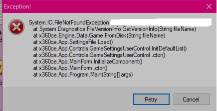 Exception! · Issue #669 · x360ce/x360ce · GitHub