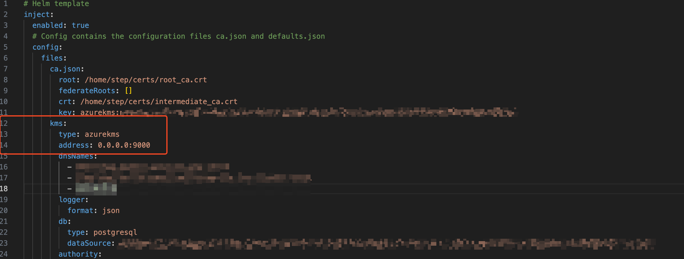 [Bug]: Integration with azure keyvault via helm deployment renders the ...