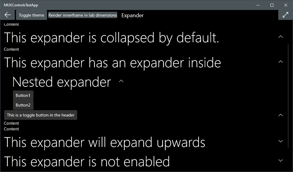 Port new Expander Fluent style from WinUI · Issue 5358 · AvaloniaUI