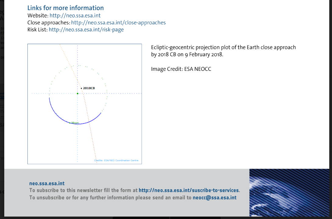 screenshot-2018-3-6 esa ssa-neo coordination centre monthly newsletter - march 2018 - juanlu001 gmail com - gmail