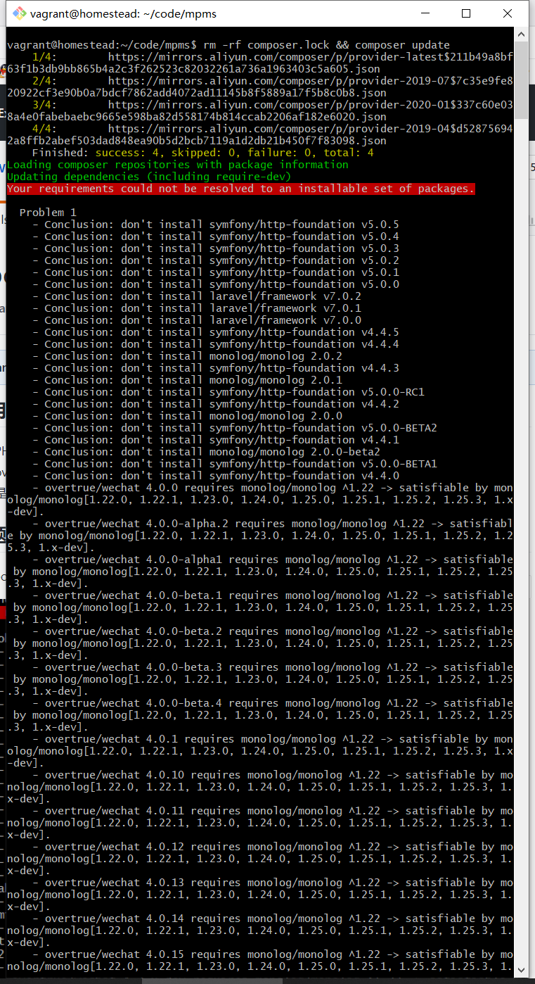 Unsupport Laravel 7.0 · Issue #1806 · w7corp/easywechat · GitHub