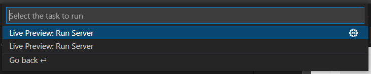 Both Live Preview tasks are named the same · Issue #141 · microsoft ...