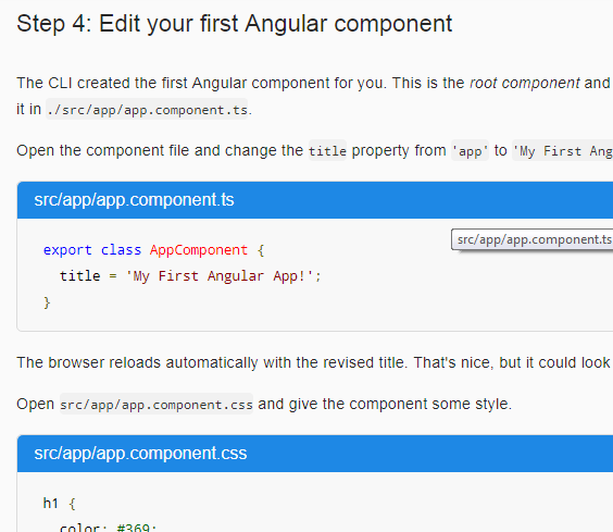 Soften header for code sections · Issue #23982 · angular/angular · GitHub
