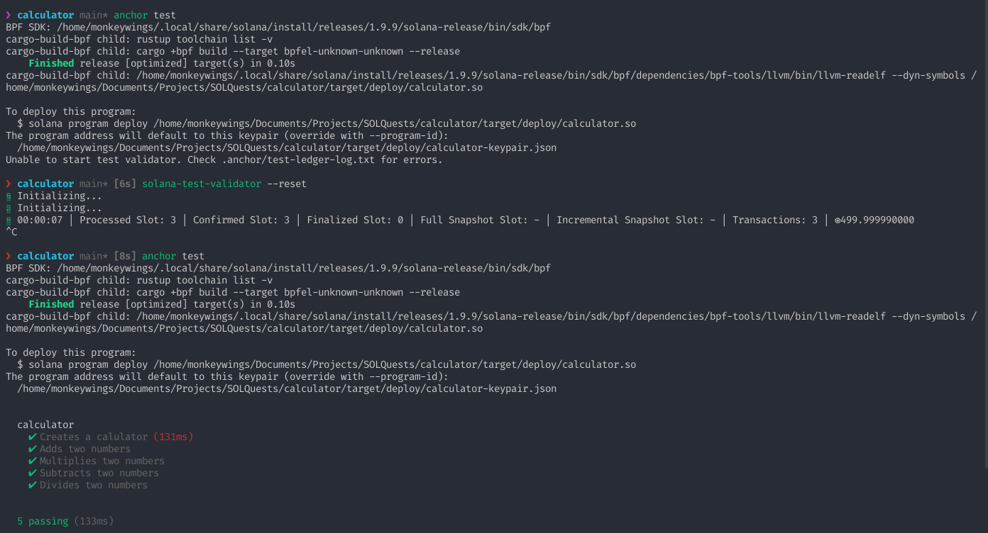 Unable to start test validator. · Issue 1540 · coralxyz/anchor · GitHub