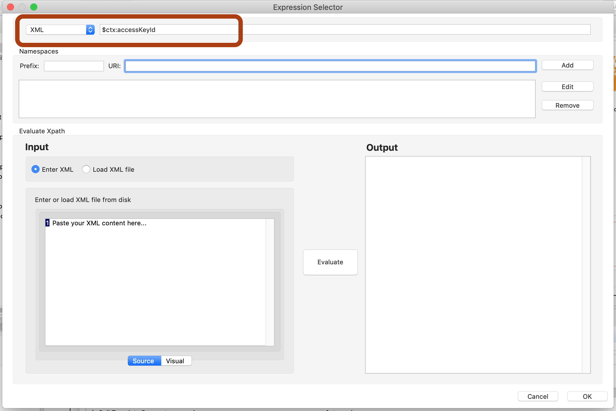 [S3 Connector]When it is saved as an expression in the Template