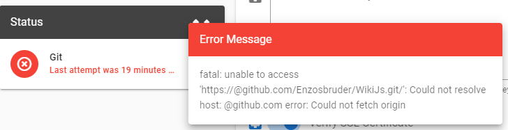 Not able to connect to git repository - fatal: unable to access · Issue ...