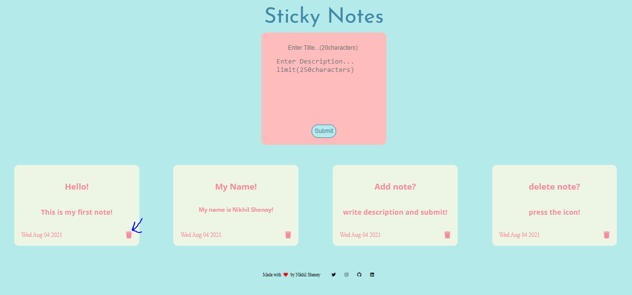 GitHub - Shenoy07/Sticky-Notes: Created with CodeSandbox