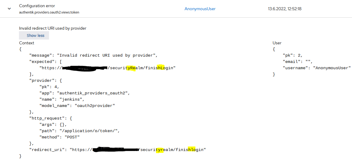 Jenkins login broken due to lower cased redirect URI · Issue #3083 ...