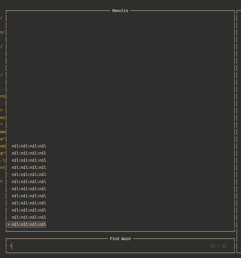 Telescope grep_string showing list of nilnilnilnil values · Issue