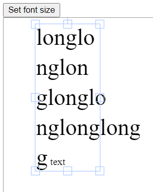 Textbox: wrapping text with different font sizes works wrong · Issue ...