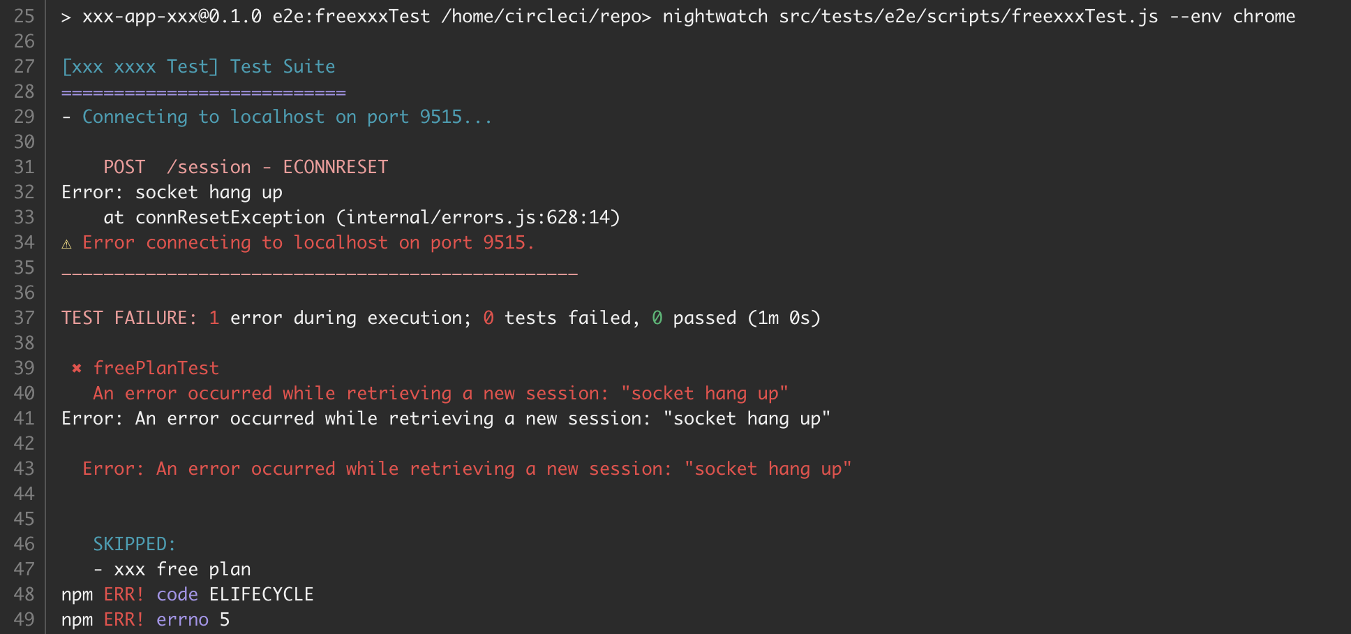 Socket Hang Up · Issue #2876 · nightwatchjs/nightwatch · GitHub