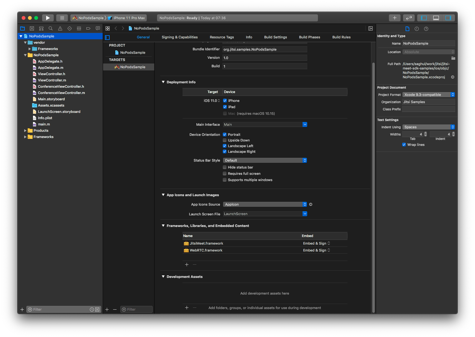 xcode 11.2.1 issue with real devices. · Issue 4881 · jitsi/jitsimeet