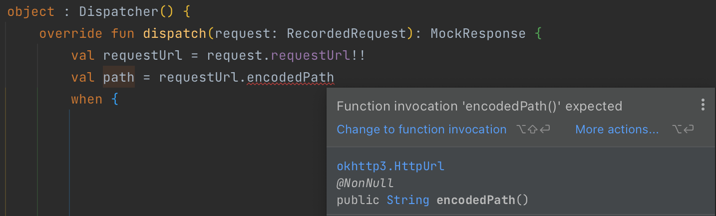 `Function invocation 'encodedPath()' expected` · Issue #6879 · square ...