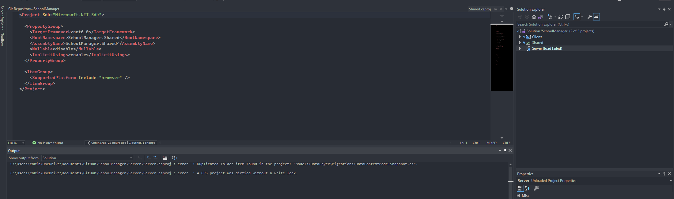 Visual Studio somehow unload project · Issue #38118 · dotnet/aspnetcore ...