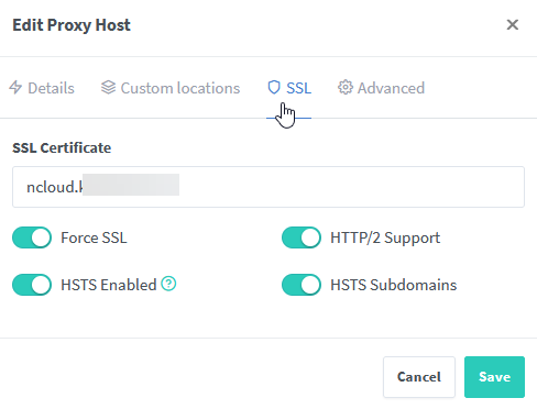after initialize all container no connection to nextcloud is possible ...