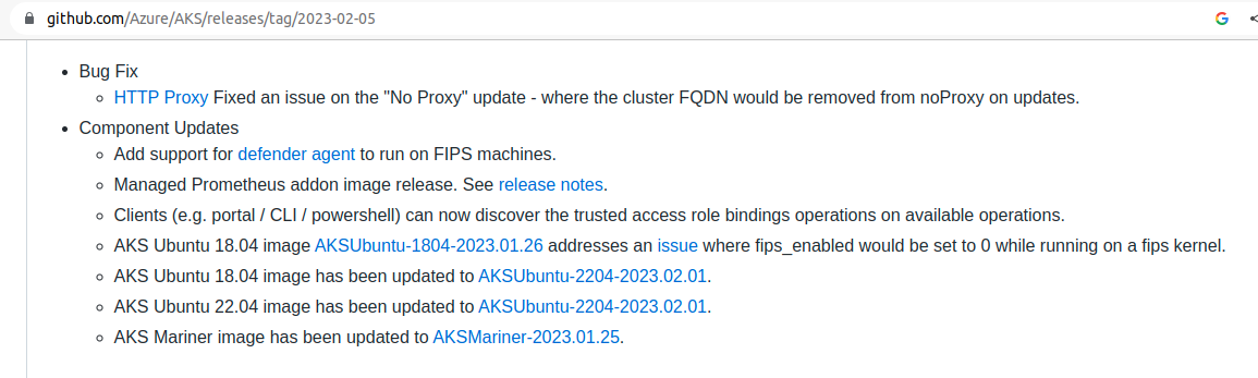 [Feedback] Image release notes point to an empty file/incorrect ...