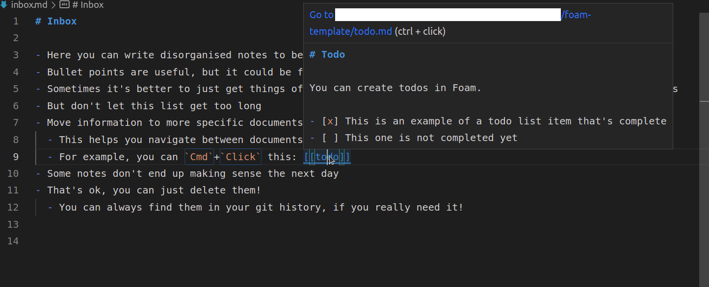 Feature Request: Mouse hover preview · Issue #370 · foambubble/foam ...