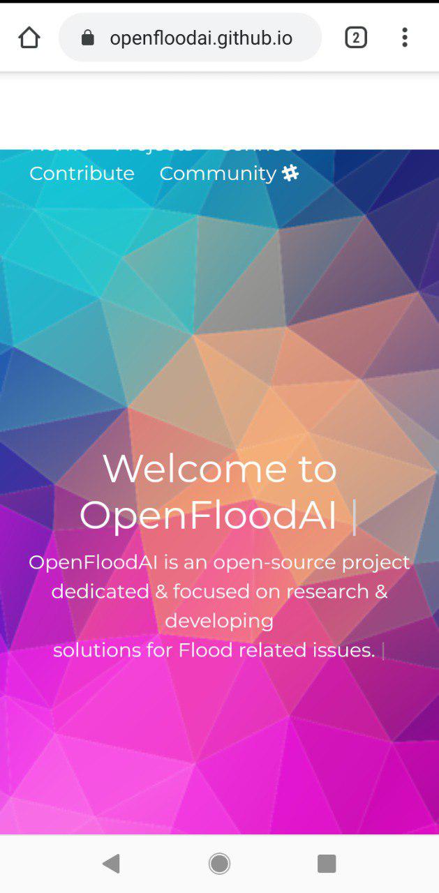 fix the mobile view! make it responsive · Issue #60 · OpenFloodAI ...
