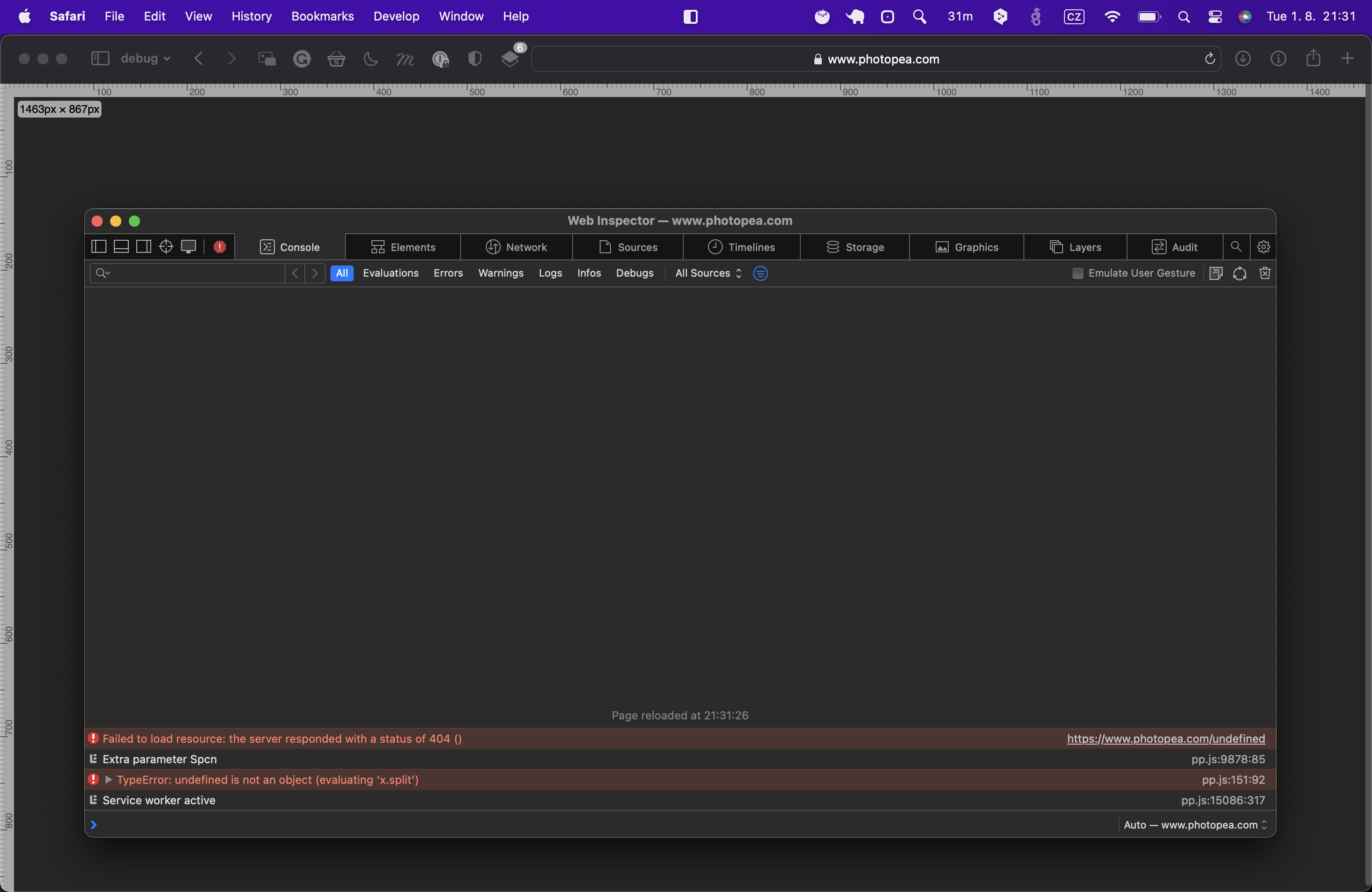 logged the app won't load · Issue 5909 · photopea/photopea · GitHub