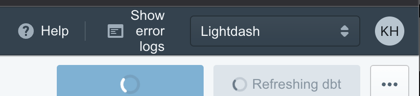 The error logs label has been shifted · Issue #1632 · lightdash ...