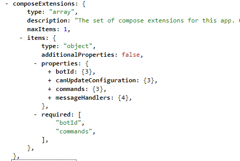 composeExtensions[0].scopes isn't working though it is shown as a ...